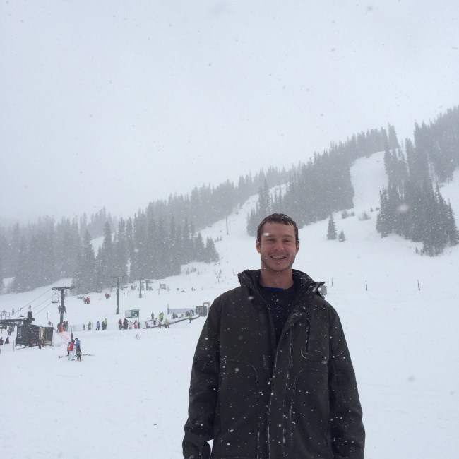 A-basin base area black mountain express