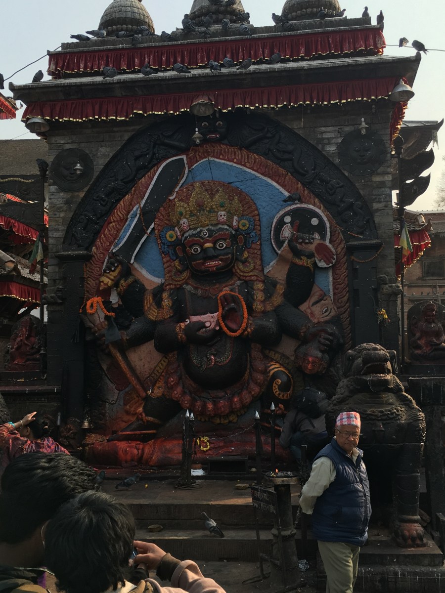 Hindu Carving in Kathmandu Durbar Square