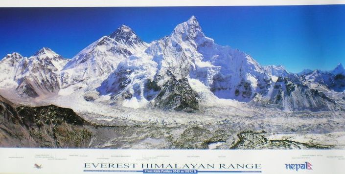 Everest Posters Sold in Nepal