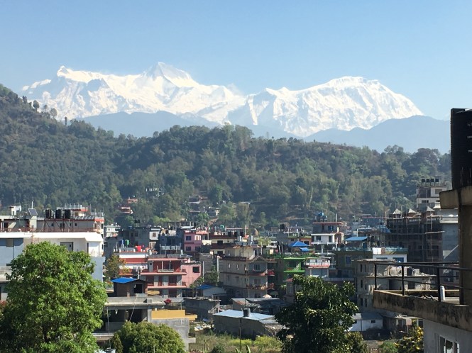 Annapurna Mountains Behind Pokhara