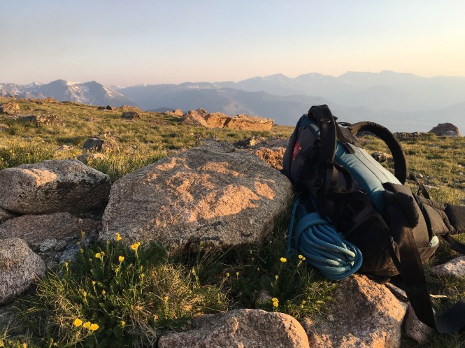 Roped Rock Climbing Long's Peak