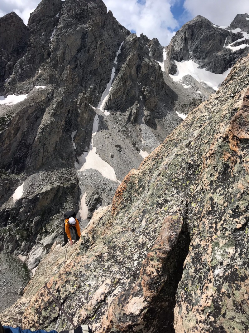 Garnett Canyon Alpine Climbing Irene's Arete Teton Classics